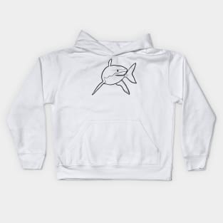 Great White Shark Kids Hoodie